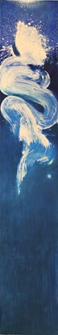 blue and white celestial deep space