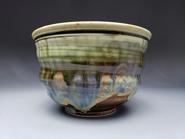 Item SD115 Single Serve Ribbed Bowl in Orion & Buff
