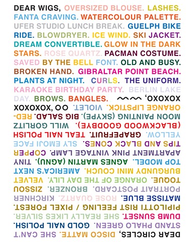 Dear Wigs, 24 Colours 4 U