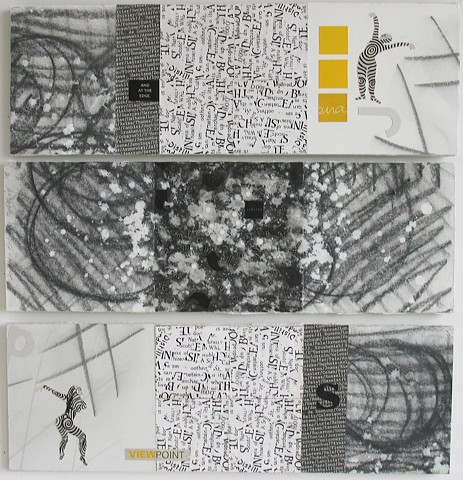 View Point, 2004. Paper and graphite on drywall.
