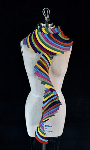 Colorful Spiral Scarf-Large (SOLD)