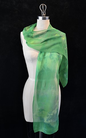Chiffon Scarf 9-Green