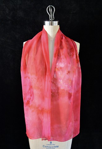 Chiffon Scarf 17-Pink