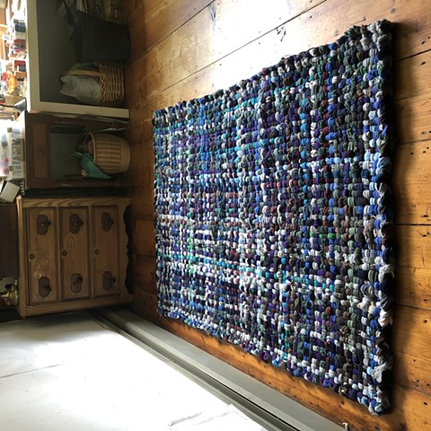 large rug - blue