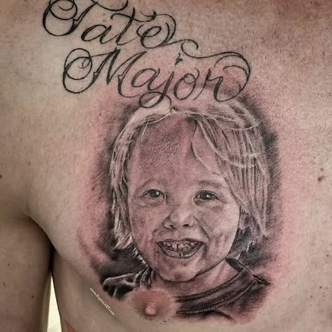 Portrait of client's son