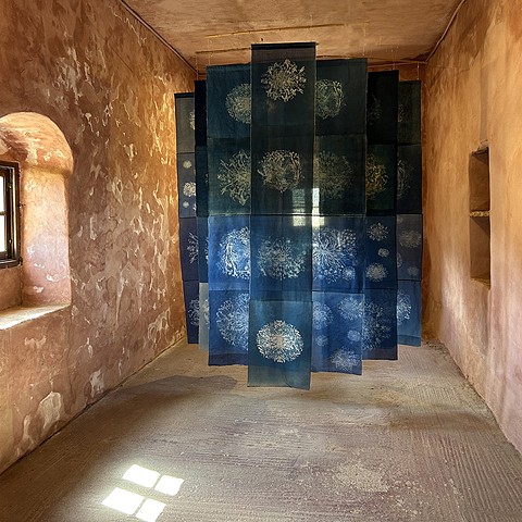 Meditation installed in Bazeos Tower, Naxos Island, Greece 