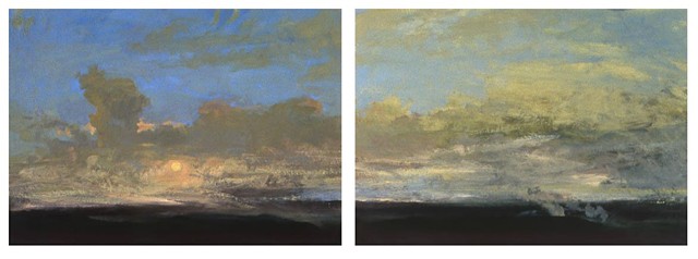 View From Tea Mountain (diptych)