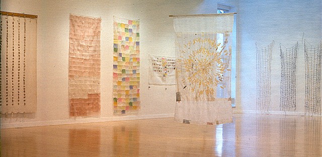 Textile Diaries, installation view, College of Wooster 