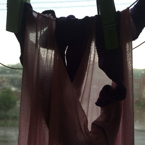 Drying hand-washed clothing/fabric for "Trajectory"