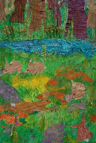 Summer; "zoomed-in" view; detail
