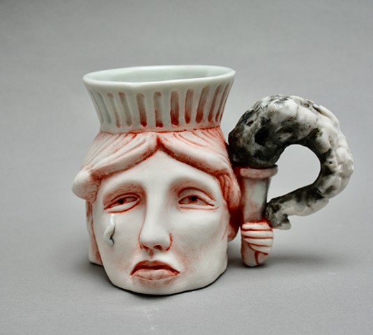 "Lady Liberty in Tears" Cup