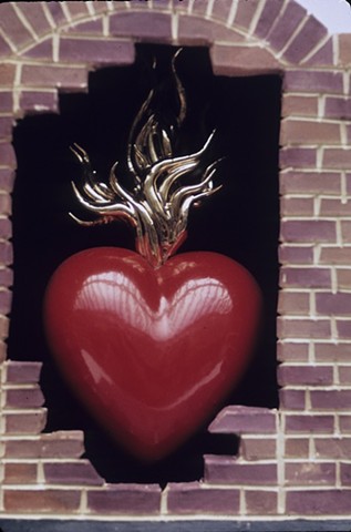 "Flaming Heart Kiln"  Detail