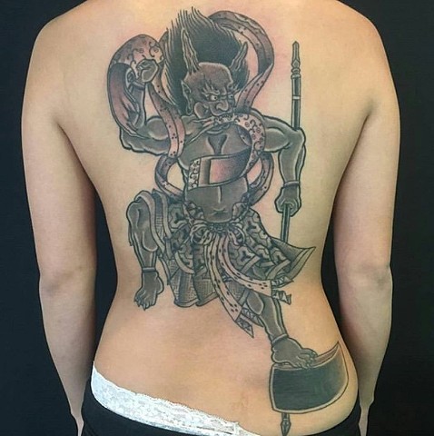 Demon tattoo 

Tenma-Hajun "King of Demons"
