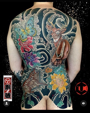 zodiak animals backpiece