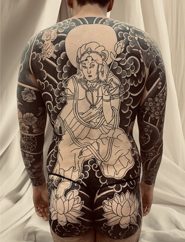 Kannon backpiece in progress