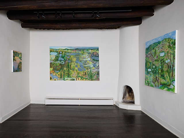 Install view of “Made of This Place” at The Valley Taos.