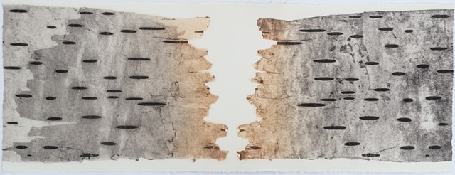 Polymer photogravure print "Two Sides of the Story" by John Pearson