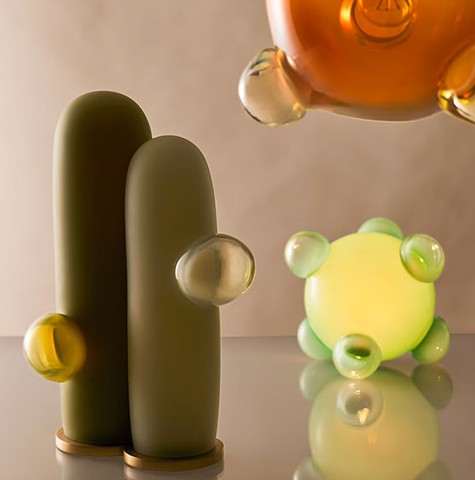Sticky Glass in Elle Decor