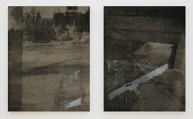 Bones, 2017-19 Lithograph and screen print on linen 71 x 54 cm (each)