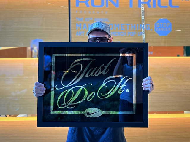 RUN TRILL 23K REVERSE GLASS GILDING 