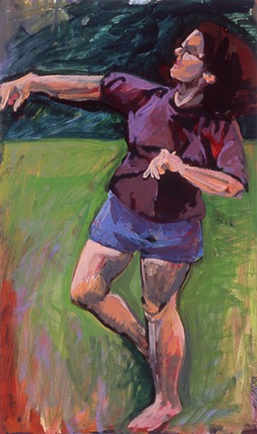 painting on paper, figurative