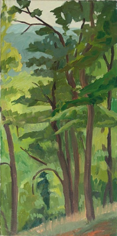 plein air landscape oil painting