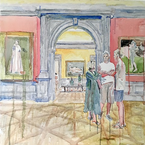 Manet Gallery, MET Museum, standing figures