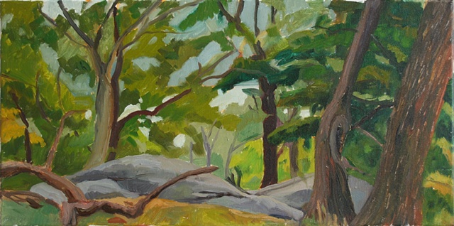 plein air landscape oil painting