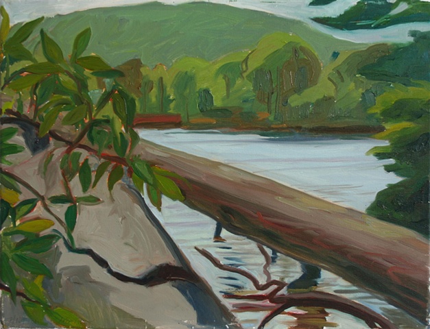 plein air landscape oil painting