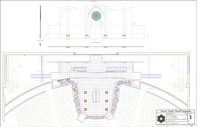 AutoCAD drafting - Richard III