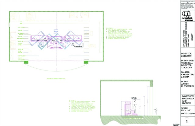 AutoCad Drafting for Joseph and the Amazing DreamCoat