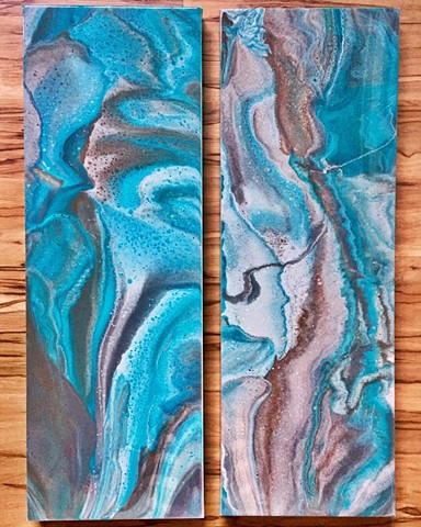 Resin Diptych