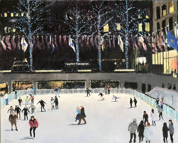 Skating, Rockefeller Plaza