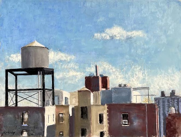 %Water Towers, 96th St. & Madison Ave.%