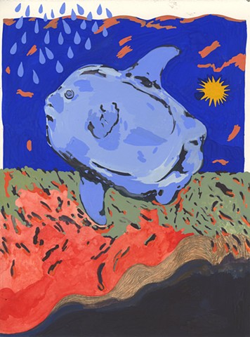 Sun fish stress
