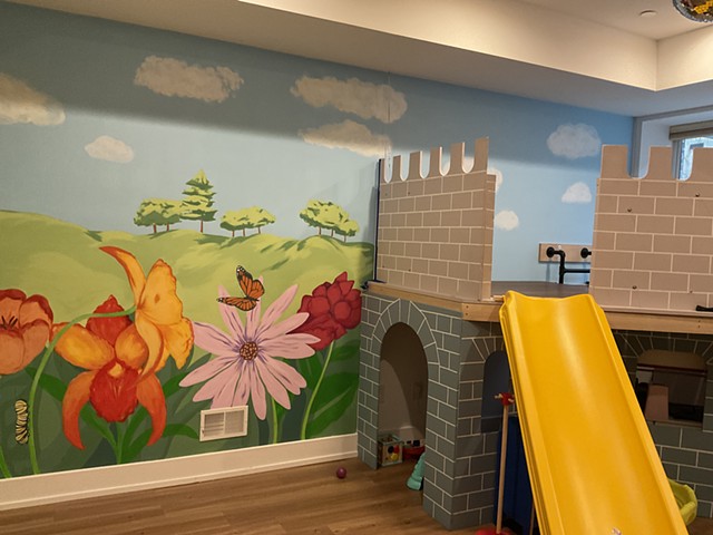 Playroom Mural View 2