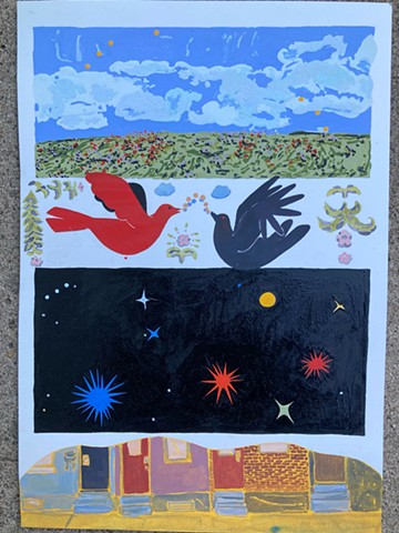 Love birds, song birds, lights on/lights off birds 