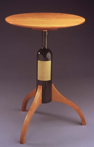 Wine Bottle Table