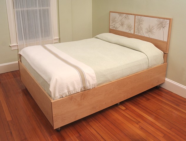 Bed and Headboard