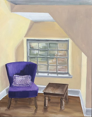 The Attic Room (Purple Chair)