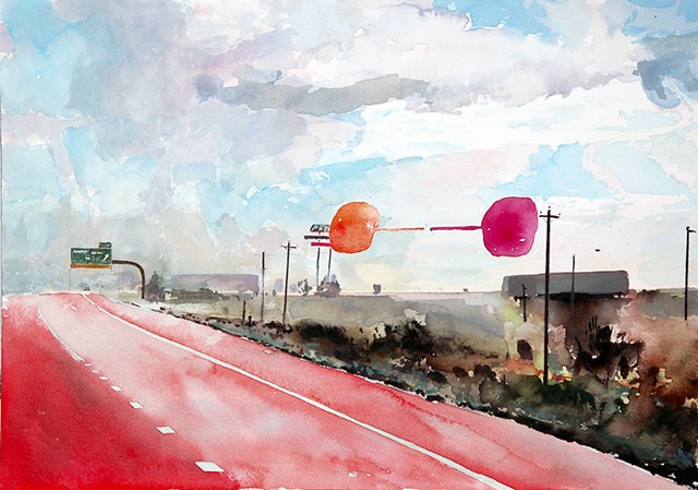 Wester Road Landscape by artist Jeff Krueger