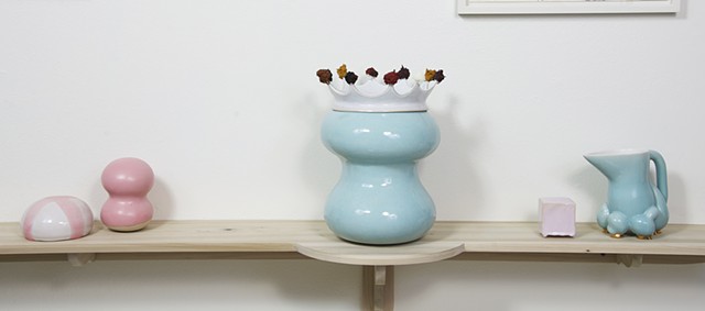 contemporary conceptual ceramic sculpture by artist Jeff Krueger
