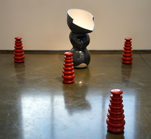 ceramic sculpture by Jeff Krueger