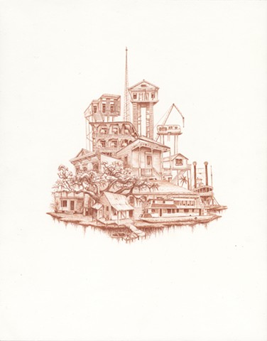 Unfathomable City (Title Page Illustration)