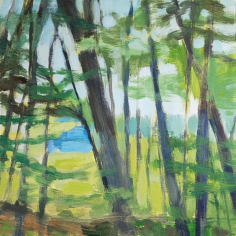 Afternoon Trees, Early Summer
