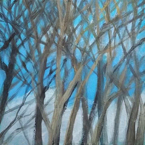 Trees, Spring Sky II