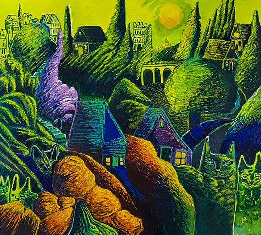 Looking for the Chartreuse Between the Greens and Blues