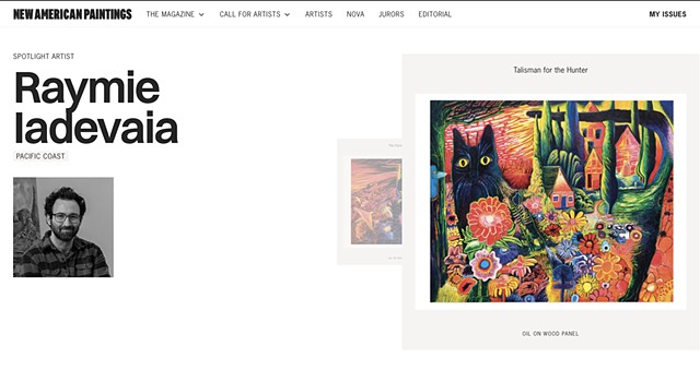 New American Paintings - Spotlight Artist - Raymie Iadevaia