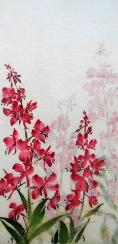 CHINESE PAINTING: FIREWEED