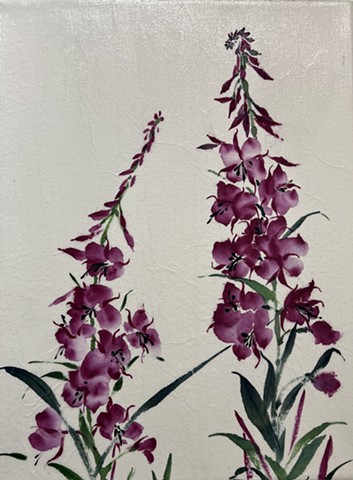 Chinese Painting Workshops: Fireweed